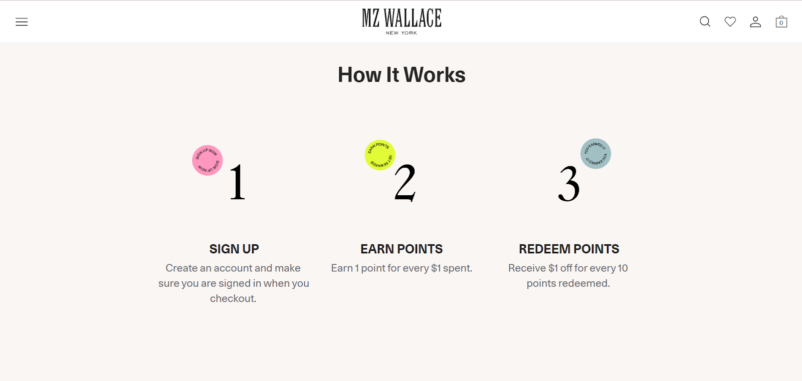 Mz wallace discount rewards